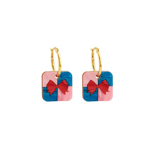 Chequered Pink/Blue Hoops by Fizz Goes Pop