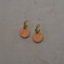 Load image into Gallery viewer, Orange Pumpkin Hoops
