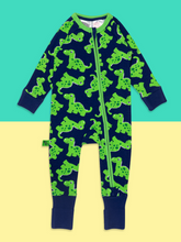 Load image into Gallery viewer, Maple The Dino Zip-Up Romper
