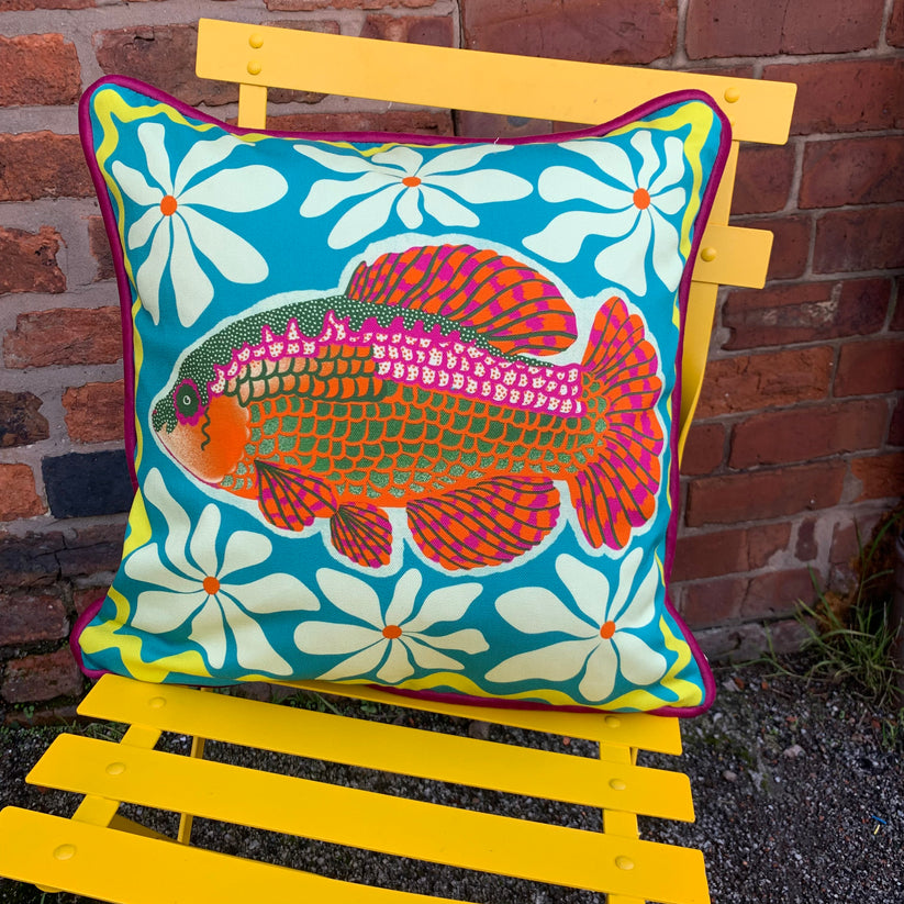 Fish Cushion by Neighbourhood Threat