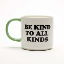 Load image into Gallery viewer, Peanuts Be Kind To All Kinds Mug
