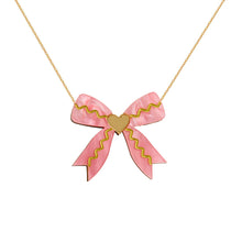 Load image into Gallery viewer, Bow Necklace by Fizz Goes Pop

