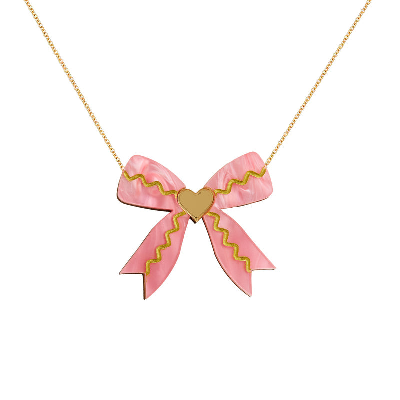Bow Necklace by Fizz Goes Pop