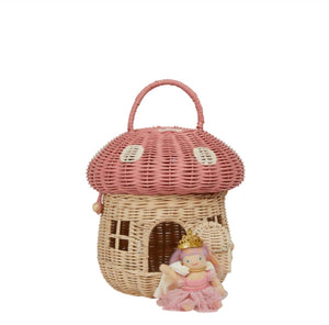 Pink Mushroom basket