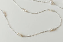 Load image into Gallery viewer, Silver and Bead Necklace
