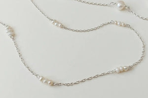 Silver and Bead Necklace