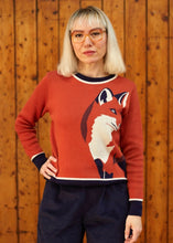 Load image into Gallery viewer, Esther Rust Fox Jumper
