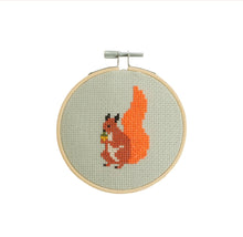 Load image into Gallery viewer, Squirrel Cross Stitch Kit
