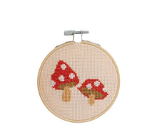 Load image into Gallery viewer, Toadstool Cross Stitch Kit
