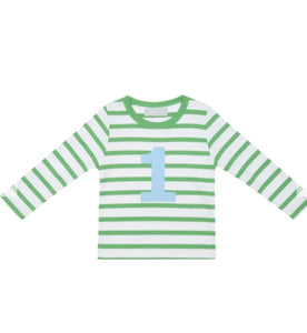 Striped Numbered Tops