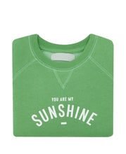 Load image into Gallery viewer, You Are My Sunshine sweater in Grass Green
