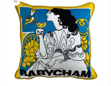 Load image into Gallery viewer, Babycham Cushion by The Neighbourhood Threat
