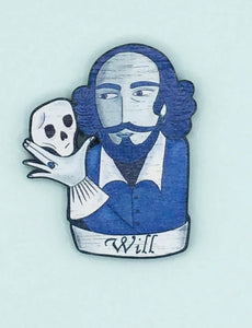 William Shakespeare brooch