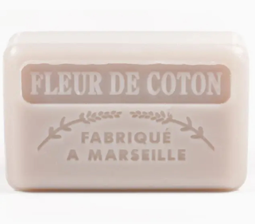French unwrapped soap bars