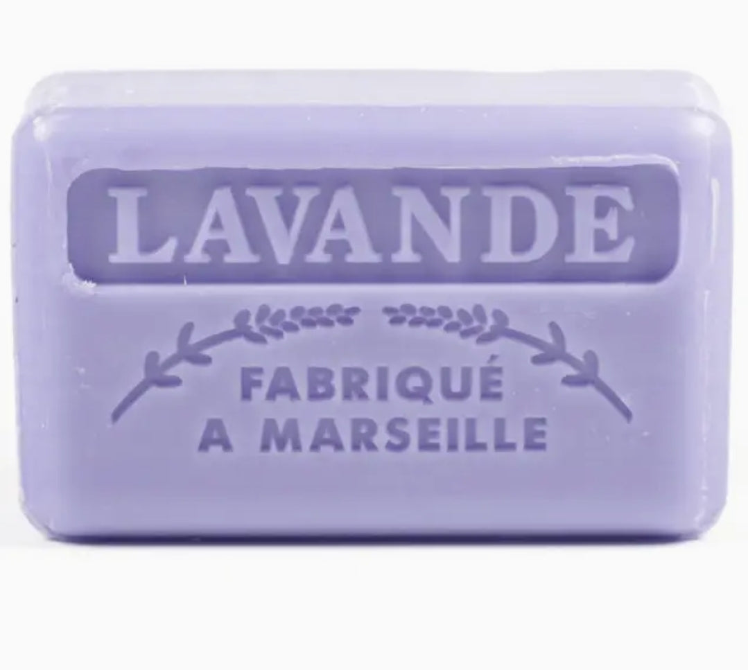 French unwrapped soap bars