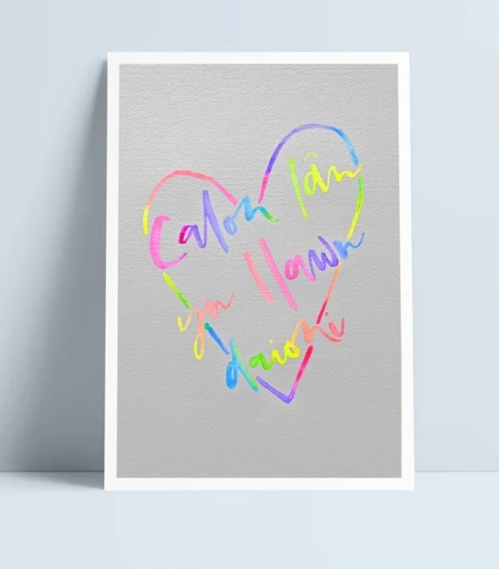 Calon Lân heart print