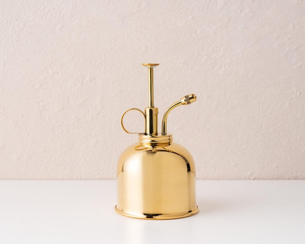 Solid brass plant mister