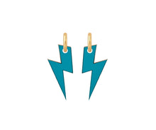 Load image into Gallery viewer, Midi Bolt Hoop Earrings by Fizz Goes Pop
