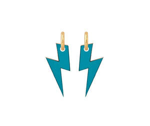Midi Bolt Hoop Earrings by Fizz Goes Pop
