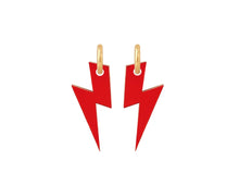 Load image into Gallery viewer, Midi Bolt Hoop Earrings by Fizz Goes Pop
