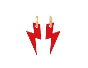 Midi Bolt Hoop Earrings by Fizz Goes Pop