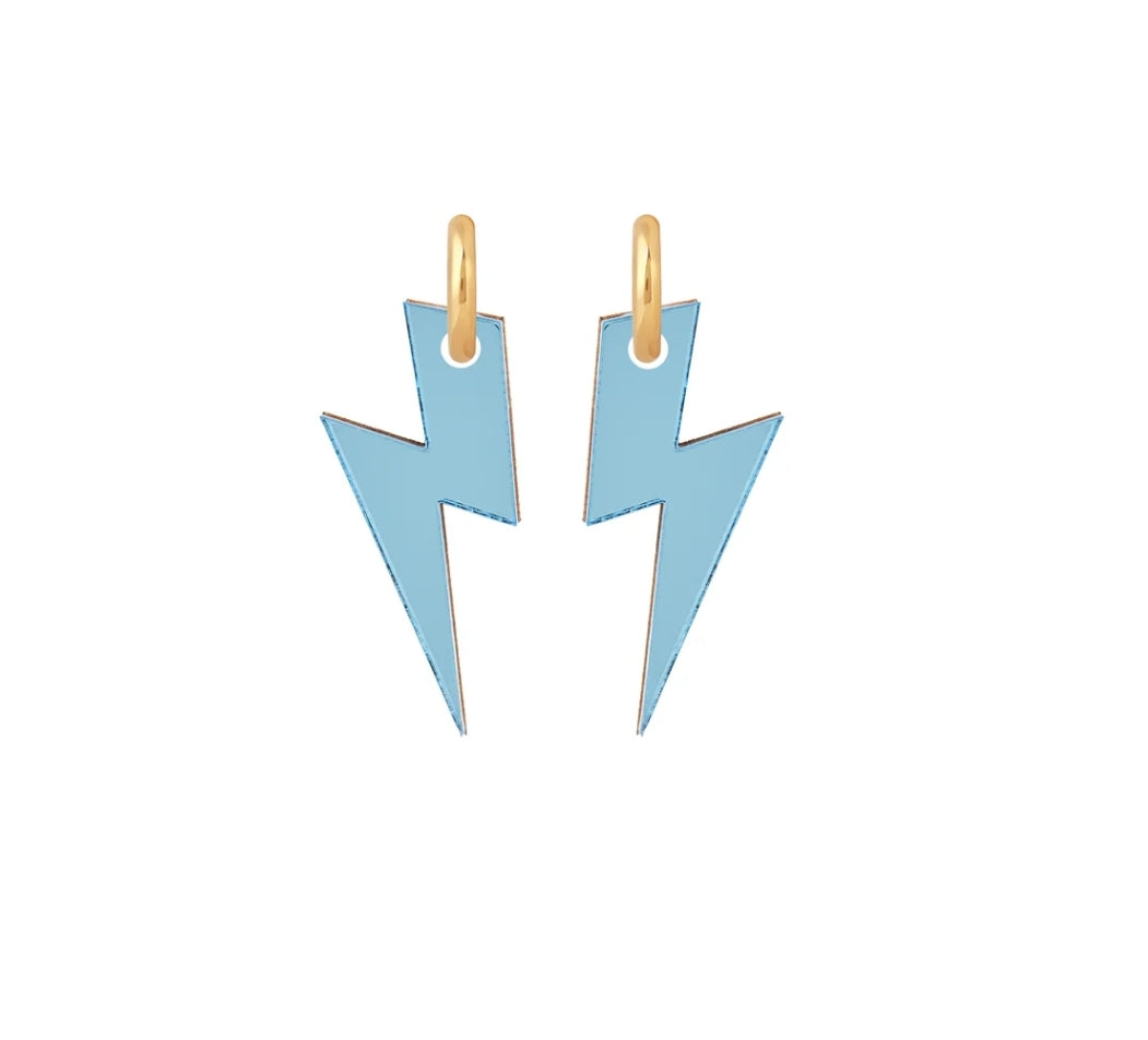 Midi Bolt Hoop Earrings by Fizz Goes Pop