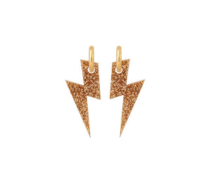 Midi Bolt Hoop Earrings by Fizz Goes Pop