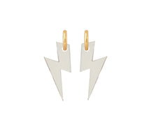 Load image into Gallery viewer, Midi Bolt Hoop Earrings by Fizz Goes Pop
