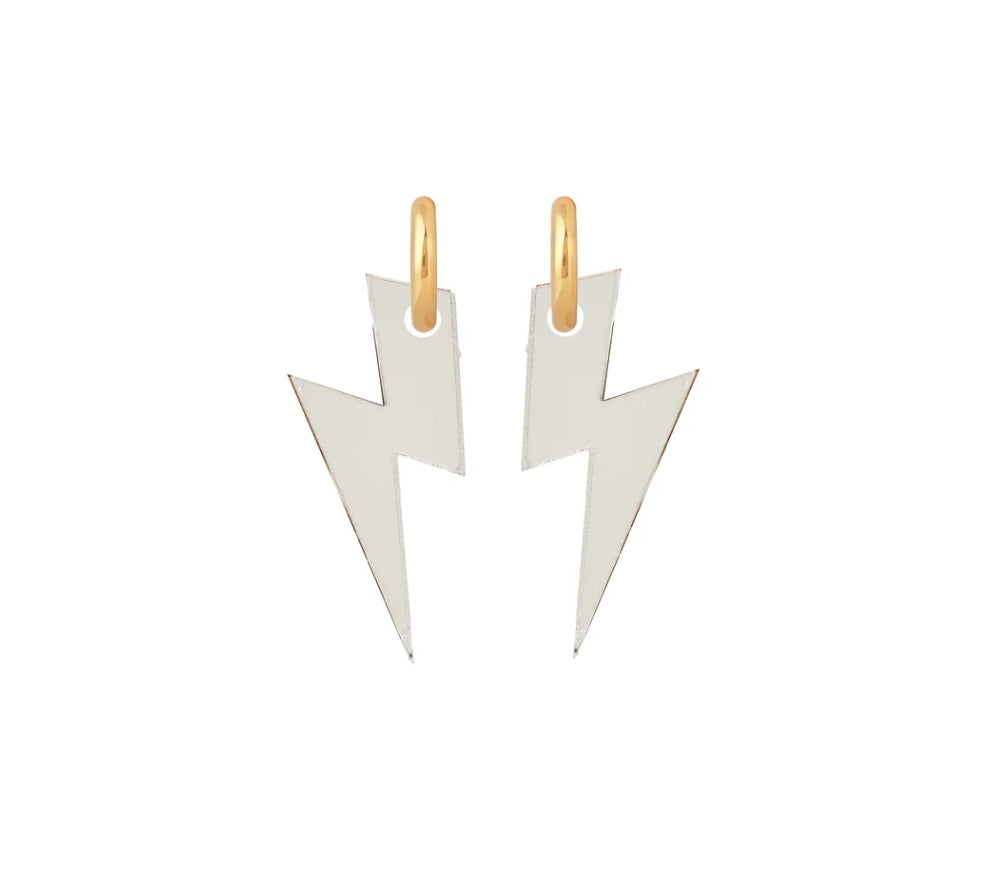 Midi Bolt Hoop Earrings by Fizz Goes Pop