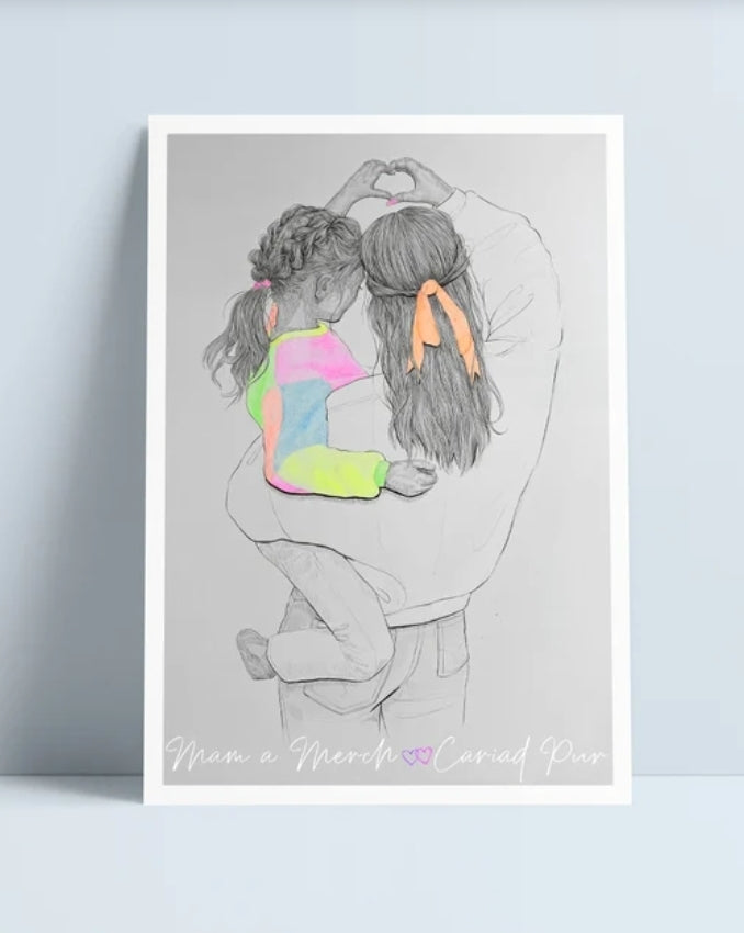 Mother and Daughter print by Niki Pilkington