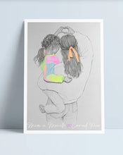 Load image into Gallery viewer, Mother and Daughter print by Niki Pilkington
