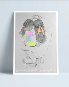 Mother and Daughter print by Niki Pilkington