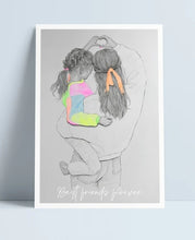 Load image into Gallery viewer, Mother and Daughter print by Niki Pilkington
