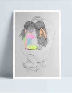 Mother and Daughter print by Niki Pilkington