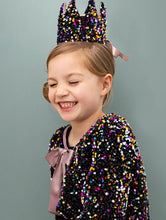 Load image into Gallery viewer, Rainbow dazzle sequin cape
