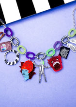 Load image into Gallery viewer, Beetlejuice Charm Statement necklace
