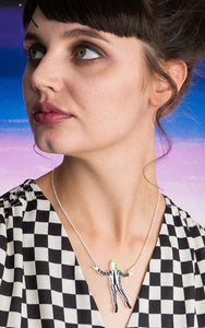 Beetlejuice Suit necklace