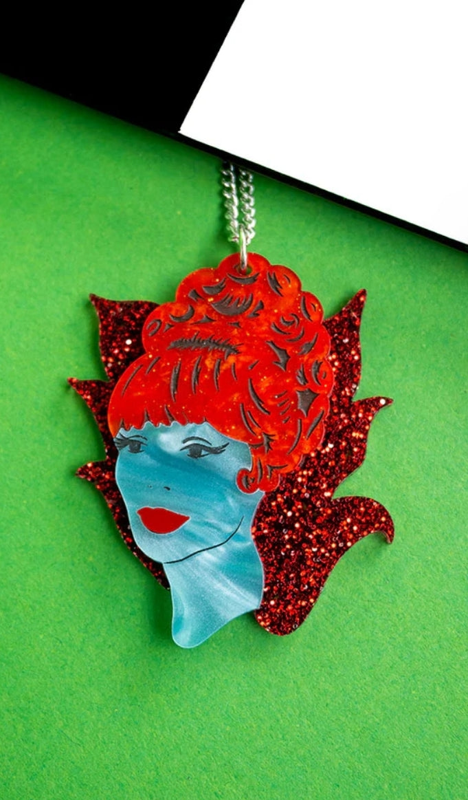 Beetlejuice Miss Argentina necklace