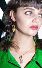 Load image into Gallery viewer, Beetlejuice Shrunken Head necklace
