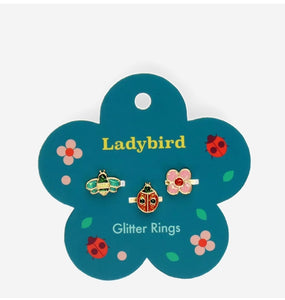 Kids Glitter Rings