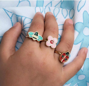 Kids Glitter Rings