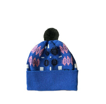 Load image into Gallery viewer, Carthen Pom Beanie in Klein Blue/Rhosyn
