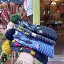 Load image into Gallery viewer, Carthen Pom Beanie in Anthracite and Pea
