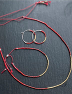 Delicate Miyuki Bead Necklace by Lora Wyn