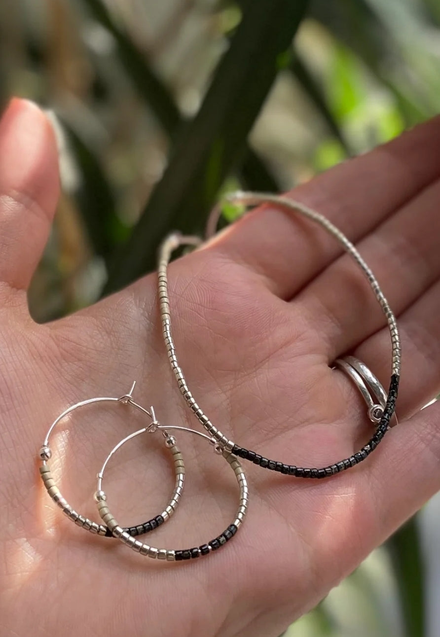 Delicate Miyuki Bead Necklace by Lora Wyn
