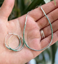 Miyuki Beads Hoops by Lora Wyn