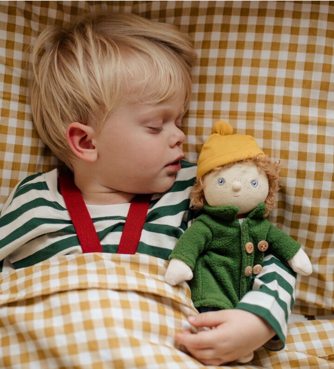 Dress Me Dinky - Charlie Chestnut - green by Dinkum Dolls by Olliella