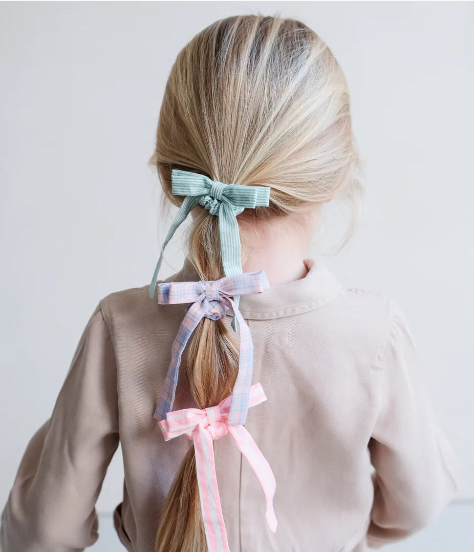 Summer stripes bow ponies