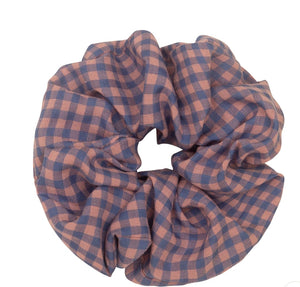 Giant checked scrunchie