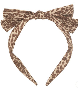 Leopard Edie bow alice